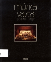 Cubierta del libro Müsica Vasca (Erein, 1985)